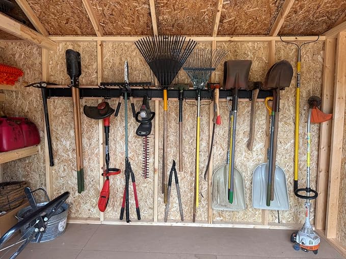 Wall Mount Tool Storage Rack, Garage Organization, Heavy Duty Garage Storage - Image 9