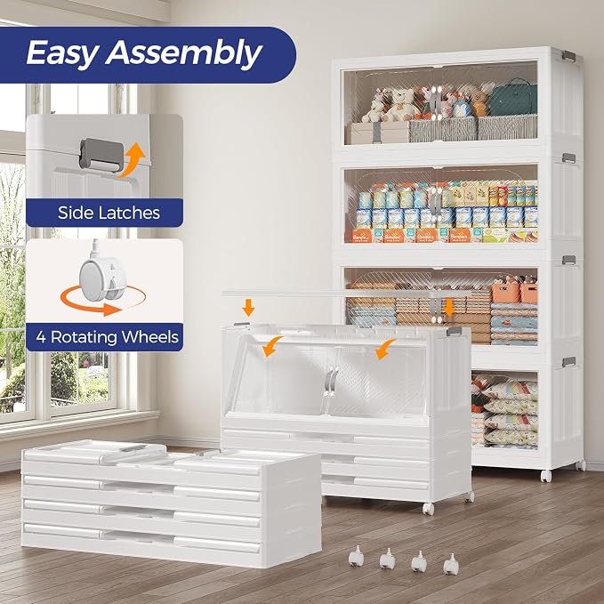 960QT Extra Large Stackable Storage Bins - Image 5
