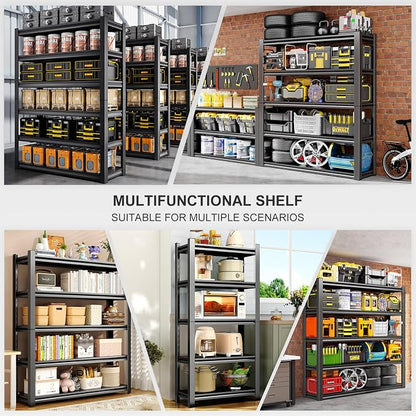 72" H Garage Shelving, Heavy Duty Storage Shelves, 3000LBS Garage Shelving - Image 8