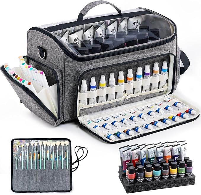 SFYBYHEART Acrylic Paint Organizer Bag by SFYBYHEART