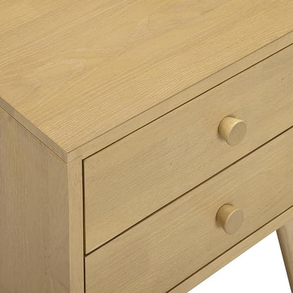 NTC Lux Nightstand with 2 Drawers, Featuring Adaptable Design, 150 lbs Load - Image 6