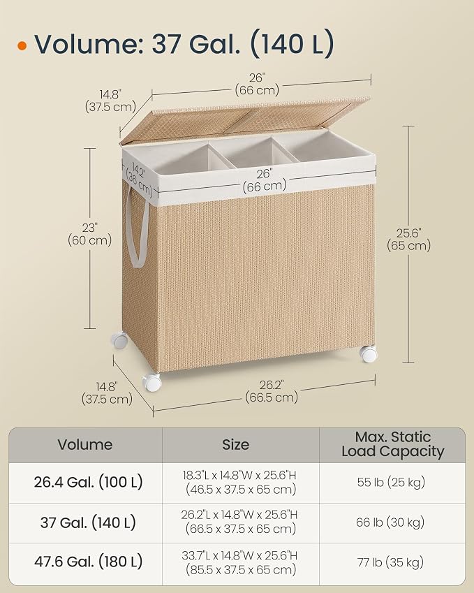 SONGMICS HOME Laundry Hamper - Image 7