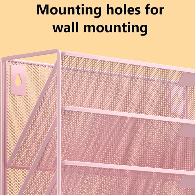 Kuntine.B Wall File Organizer Office Hanging Magazine Holder Wall File Organizer - Image 4