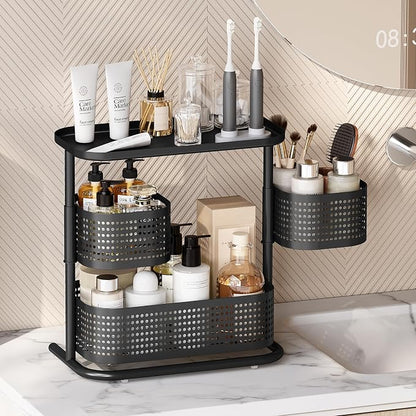 KINGRACK Bathroom Counter Organizer, 3 Tier Rotating Vanity Bedroom Storage - Image 8