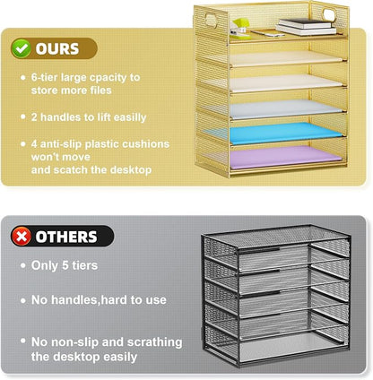 Marbrasse 2 Pack Desk Organizer - Image 2