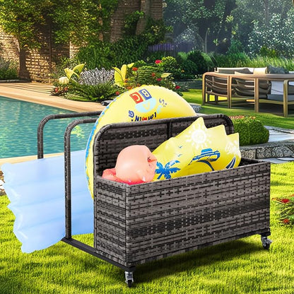 Poolside Float Storage Organizer, Pool Toy Storage Holder - Image 2