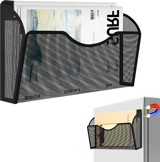 Magnetic File Holder 1 Pockets File Folder Organizer, Office Hanging Magazine by LQPAFZ