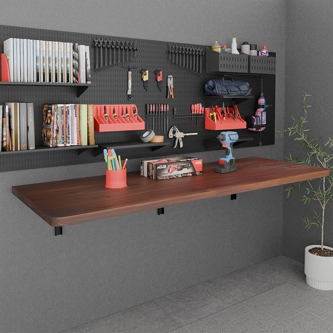 IAE Floating Wall Mounted Folding Table Desk - Image 3