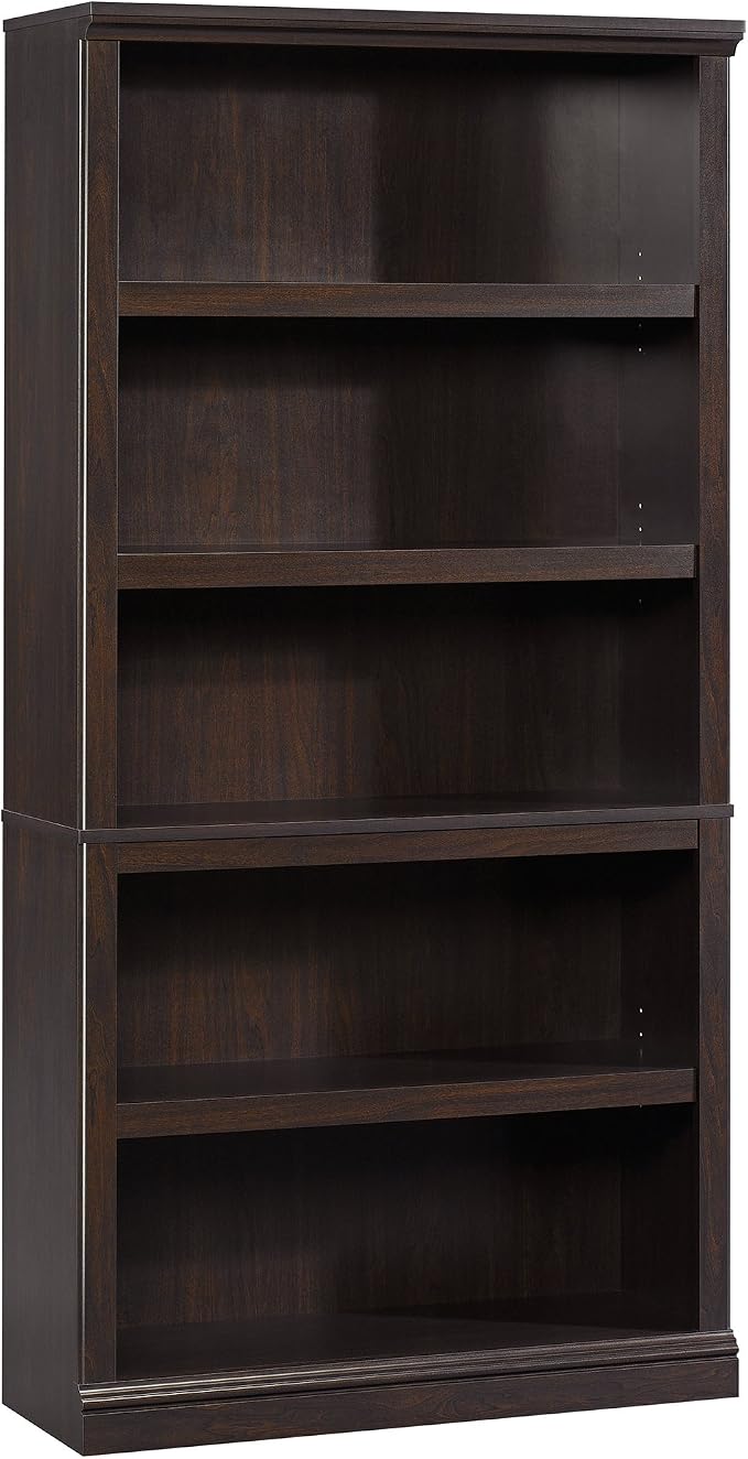 Sauder 5 Tier Book Shelf Wooden Bookcase Multipurpose Bookshelf by SAUDER%C2%AE