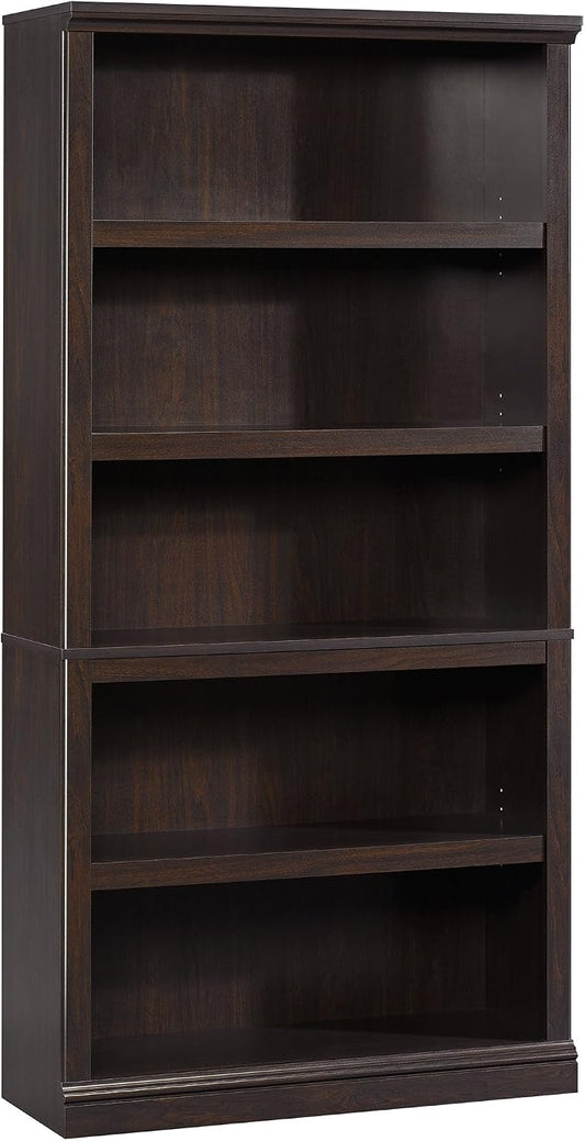 Sauder 5 Tier Book Shelf Wooden Bookcase Multipurpose Bookshelf by SAUDER%C2%AE