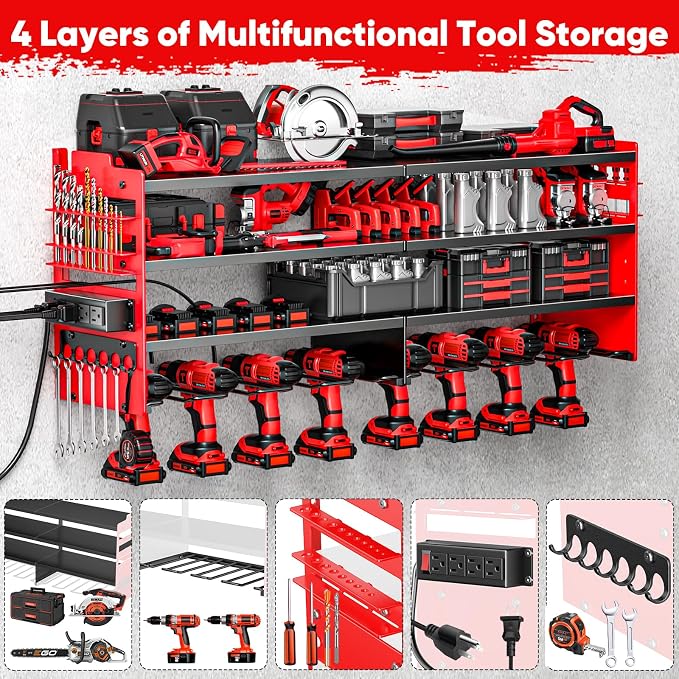 Large Power Tool Organizer Wall Mount - Image 5