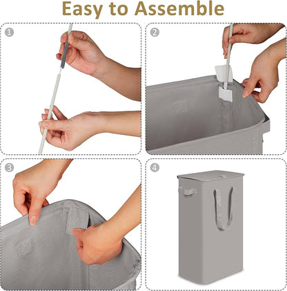 efluky Slim Laundry Basket - Image 4
