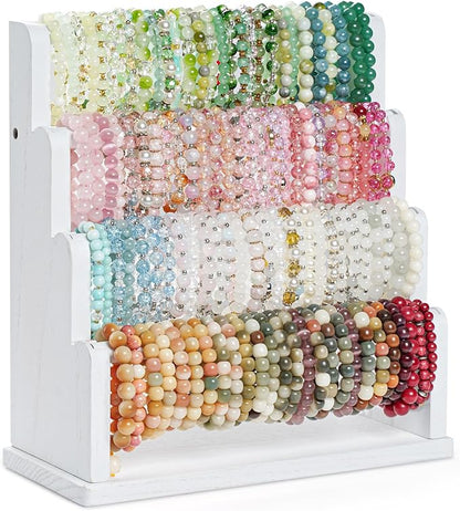 Emfogo Bracelet Holder, 4 Tier Bracelet Organizer Storage by Emfogo