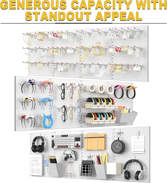 Ultrawall Metal Pegboard Panels, Pegboard Wall Organizer, Peg Boards - Image 5