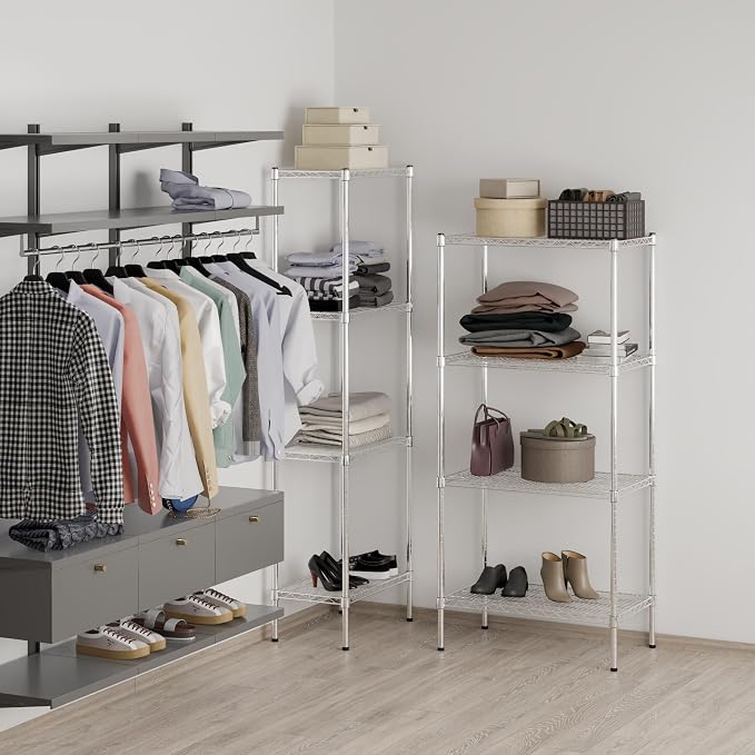 18" Deep x 30" Wide x 64" Height Wire Shelving Kit | 4-Tier | NSF Commercial - Image 7