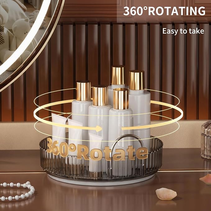 YCIA&DONE 360 Rotating Makeup Organizer and Storage - Image 2