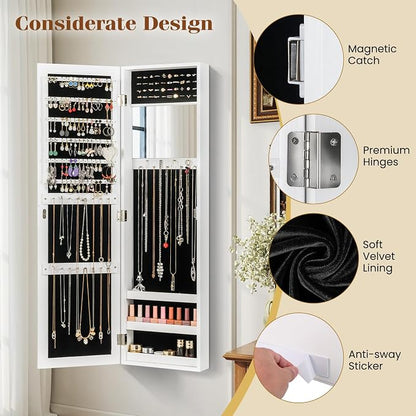 Giantex Wall Mounted Jewelry Cabinet - Image 6