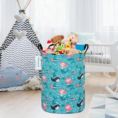 LANGYASHAN Storage Bin, Canvas Fabric Collapsible Organizer Basket - Image 6