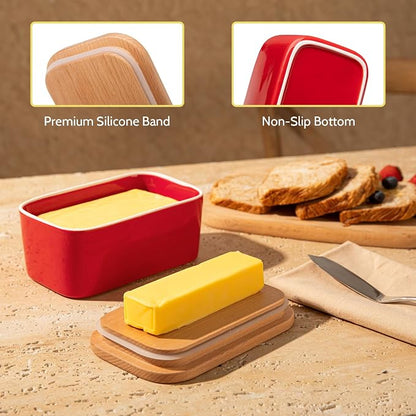 Sweese Large Butter Dish with Lid - Image 3