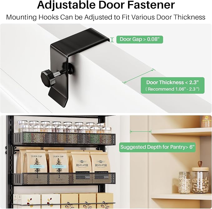 SNTD Over the Door Pantry Organizer - Image 2
