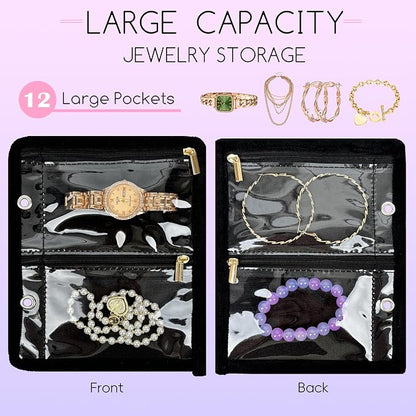 Travel Jewelry Organizer Case, Jewelry Bags - Image 3
