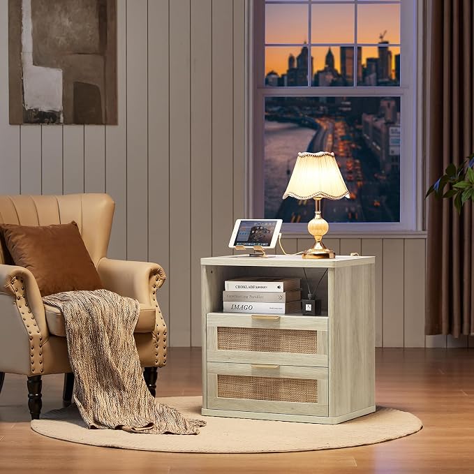 LEYAOYAO Rattan Nightstands - Image 7