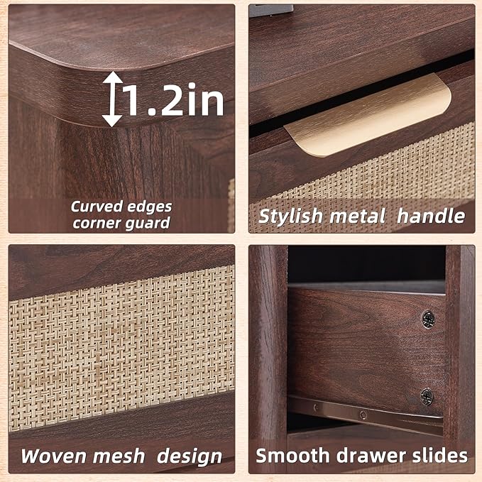 LEYAOYAO Rattan Night Stand - Image 4