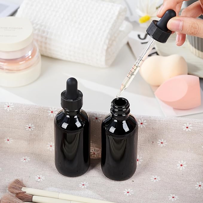 24 Pcs, 2oz Glass Dropper Bottle, Leakproof Tincture Bottles - Image 6