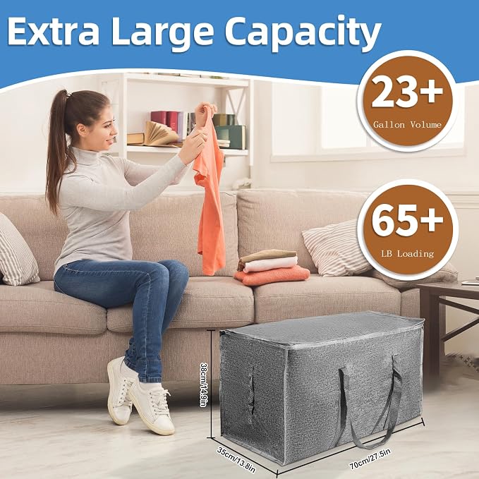 8 Pack-Extra Large Heavy Duty Moving Bags - Image 3