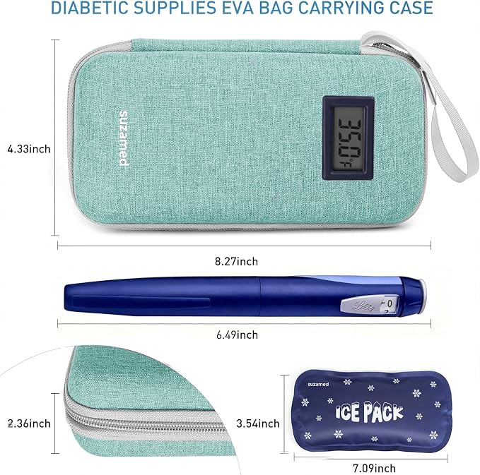 Insulin Cooler Travel Case, EVA Insulation Travel Medicine Kit - Image 5
