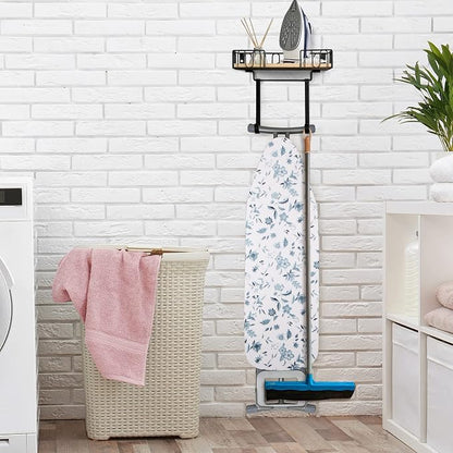 TJ.MOREE Ironing Board Hanger Metal Wall Mount Iron and Ironing Board Holder - Image 4