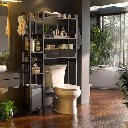 Over The Toilet Storage with 2 Drawers - Image 2