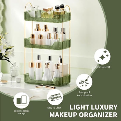 YCIA&DONE Bathroom Organizer Countertop, Makeup Storage, Skincare Cosmetic Tray - Image 4