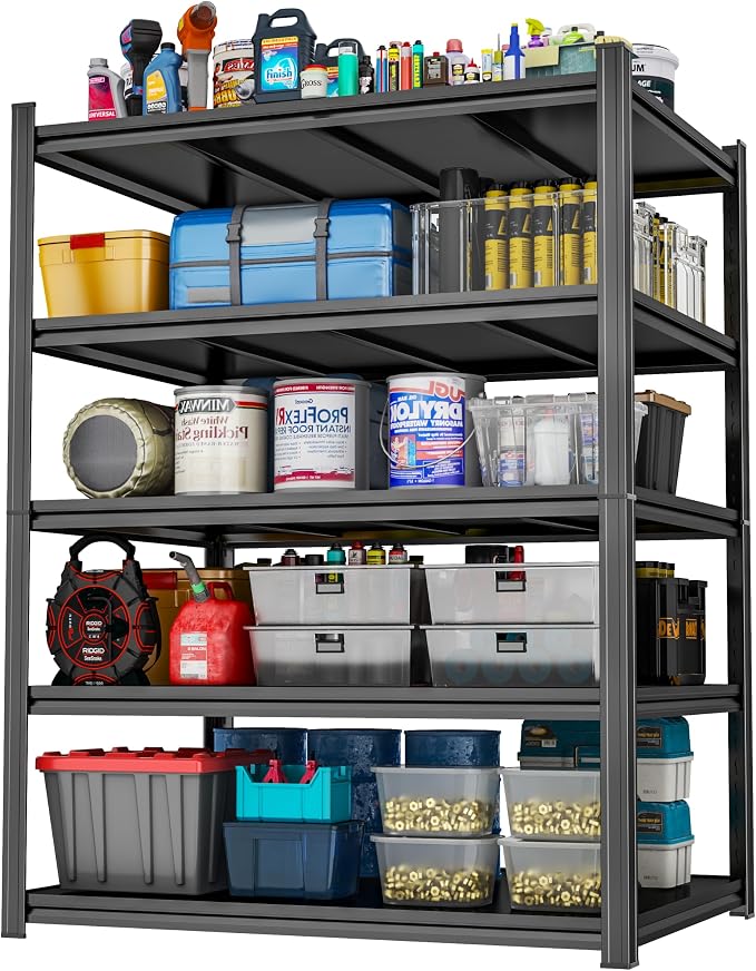Metal Shelving, Garage Shelving Unit and Storage, Adjustable Storage Shelves by Unknown