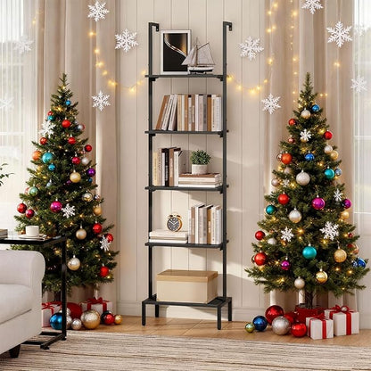 Ladder Shelf, 5-Tier Bookshelf, Ladder Bookcase - Image 2