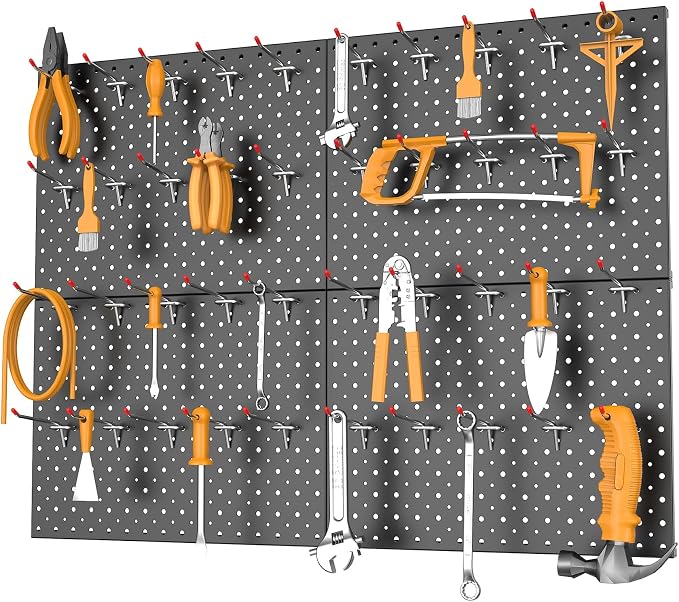 TORACK Metal Pegboard Panels and Hooks - Image 8