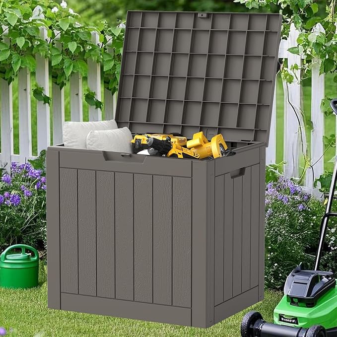 NUNU LAB 35 Gallon Outdoor Storage Box Waterproof, Outside Package Delivery - Image 2