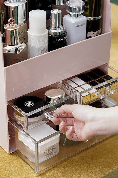MOOCHI Professional Large Cosmetic Makeup Organizer Bathroom Storage Display - Image 5