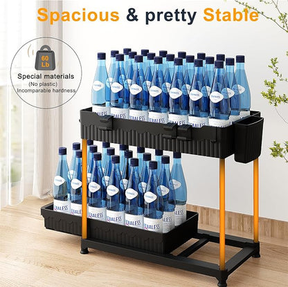 3 Pack Under Sink Organizers, 2-Tier Multi-Use Kitchen and Bathroom Organizers - Image 5