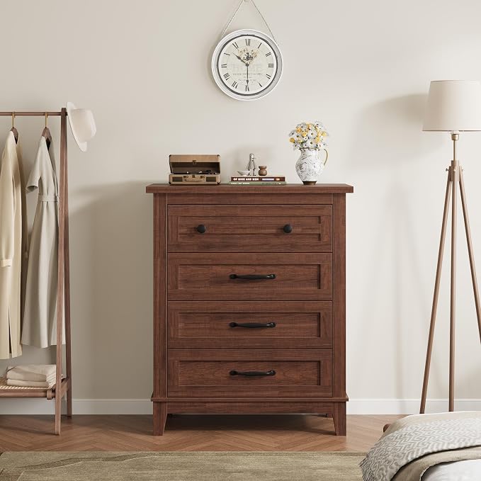 GarveeHome 4 Dresser for Bedroom, 34.8 in Tall Vertical Drawer Dresser - Image 7