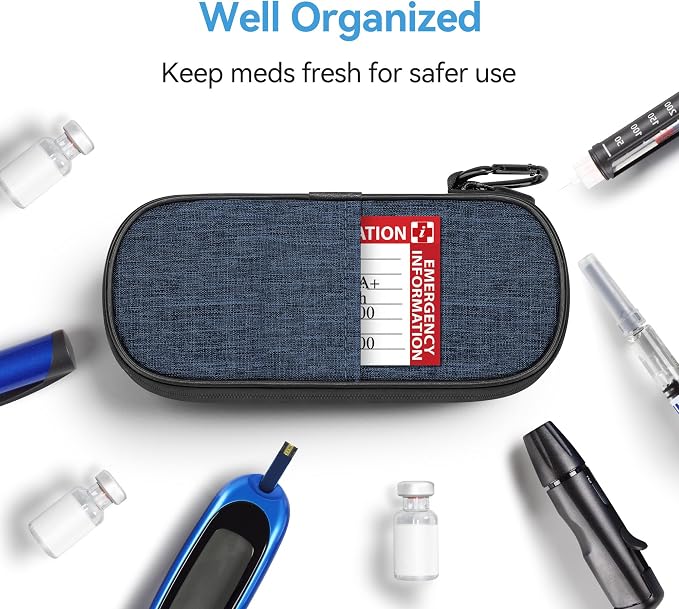 Insulin Pen Cooler Travel Case Diabetic Medication Insulated Cool Organizer - Image 3