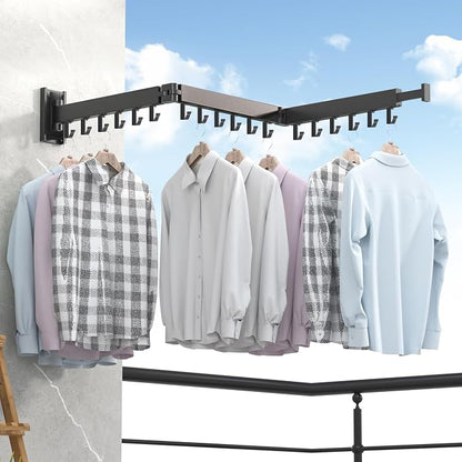 Clothes Drying Rack Wall Mounted, Laundry Rack Wall Wount, Drying Rack Clothing - Image 3