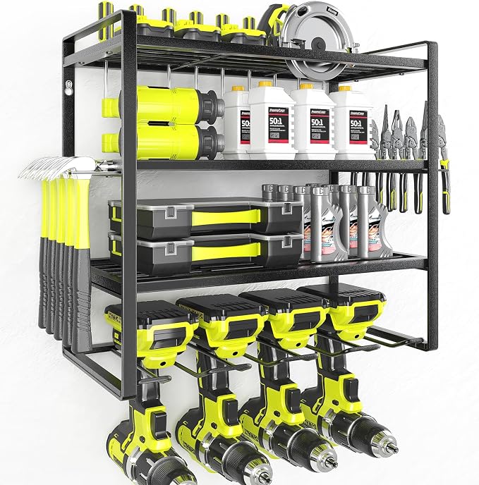 KAFAHOM Power Tool Organizer, Garage Tool Organizers and Storage, Drill Holder by KAFAHOM