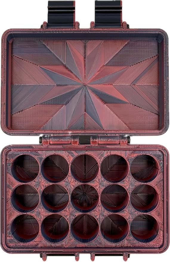 3D Printed Essential Oils Storage Case Compatible - 5ml Bottle Storage Box with by PlanitiaCorp