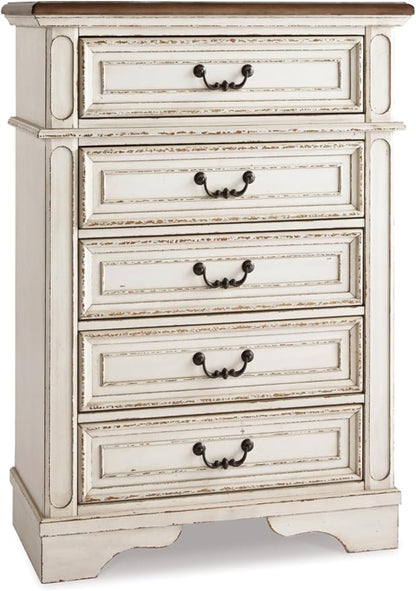 Signature Design by Ashley Realyn Vintage 5 Drawer Chest by SignatureDesignbyAshley