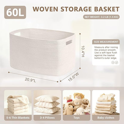 60L Small Baby Girls Laundry Basket - Image 2
