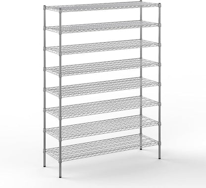 18" Deep x 54" Wide x 74" Height Wire Shelving Kit | 8-Tier | NSF Commercial by Regal+Altair