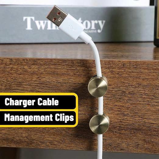SHENLIU 3 Pcs Cable Anchors for Desk, Adhesive Charger Holders for Cords - Image 4