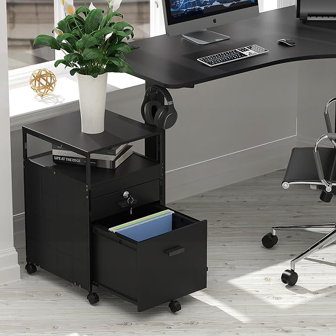 SHW Box File Rolling Mobile Cabinet - Image 4