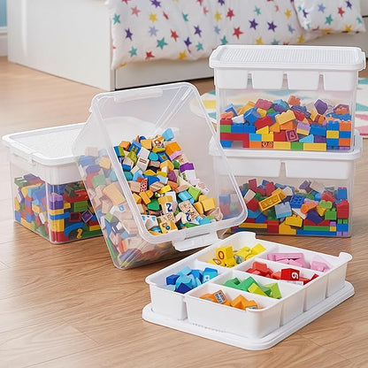 Citylife 32 QT Stackable Toy Storage - Image 2